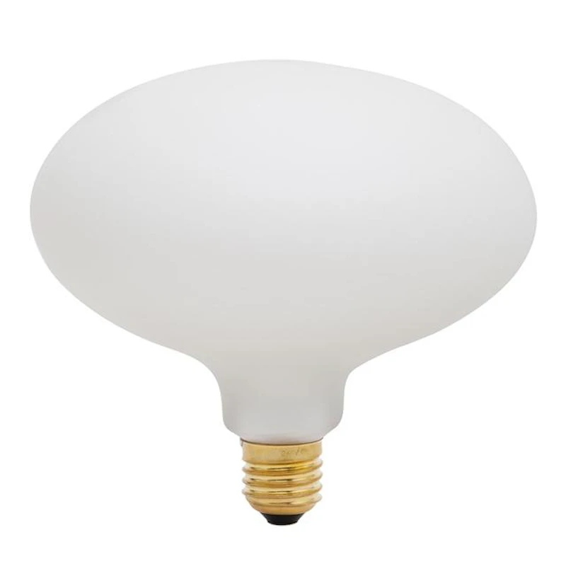 Oval II E27 8W 2000–2800K Led-Lampa, Matt porslin