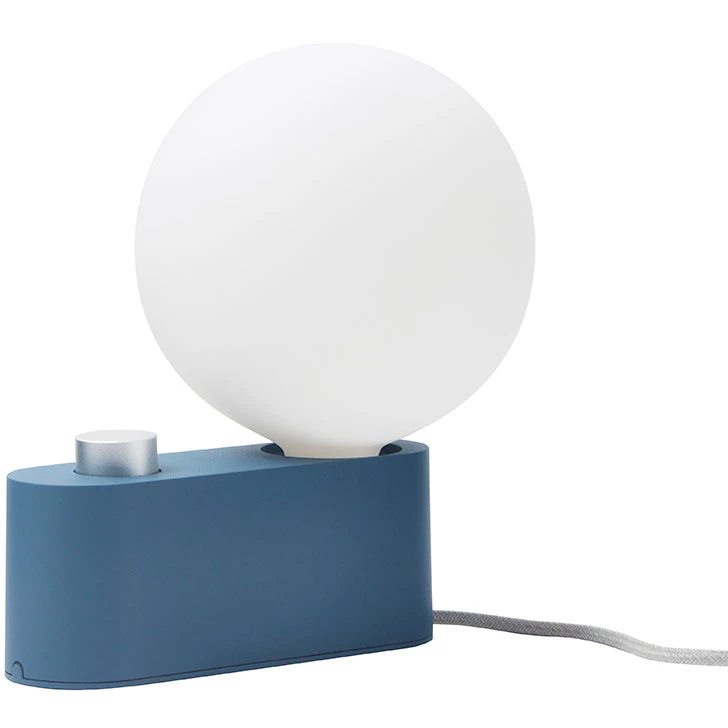Tala Alumina Bordslampa Med Sphere Iv Bl&aring; - Bordslampor Glas Bl&aring; - ALM-SPHR-IV-SAP-TBL-01-EU