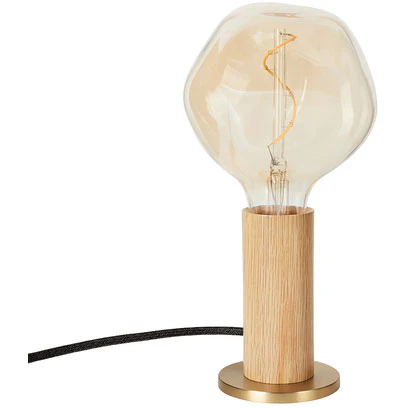 Tala Knuckle Bordslampa Med Voronoi-i Ljusk&auml;lla - Bordslampor Ek - OAK-VORN-I-KT-01-EU