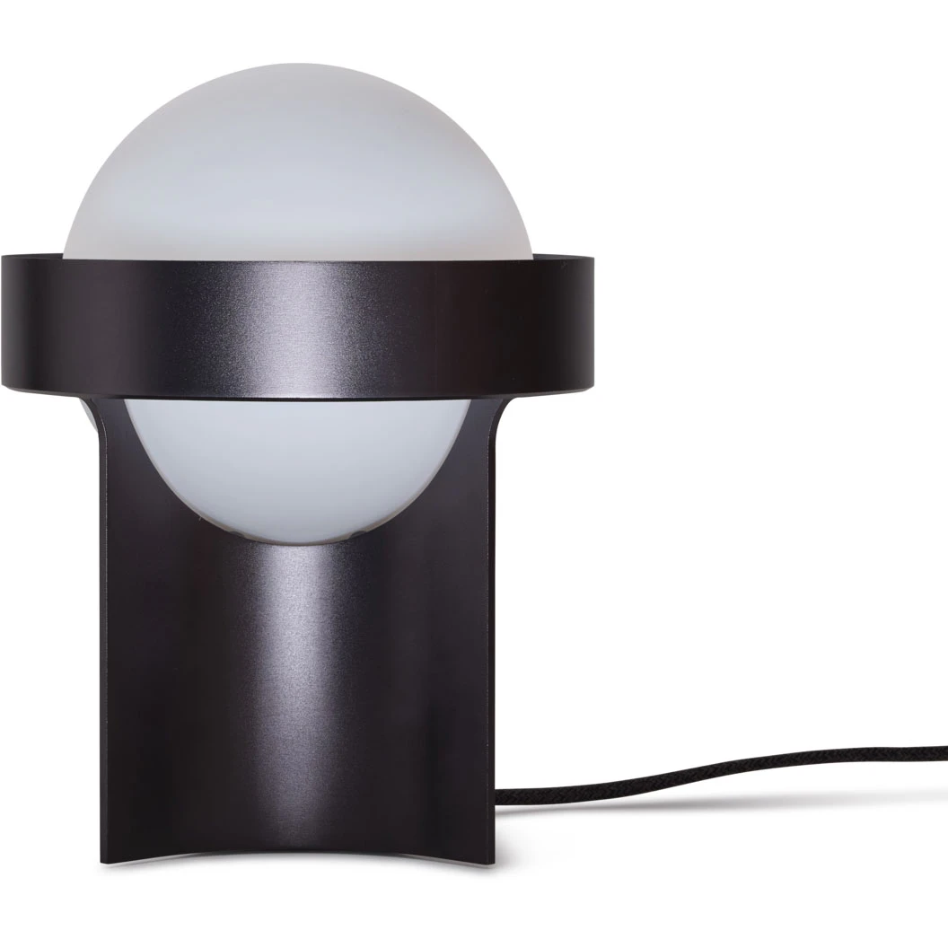 Tala Loop Bordslampa Med Sphere Iv M&ouml;rkgr&aring; - Bordslampor Anodiserad Aluminium M&ouml;rkgr&aring; - LOOP-SPHR-IV-DG-TBL-01-EU