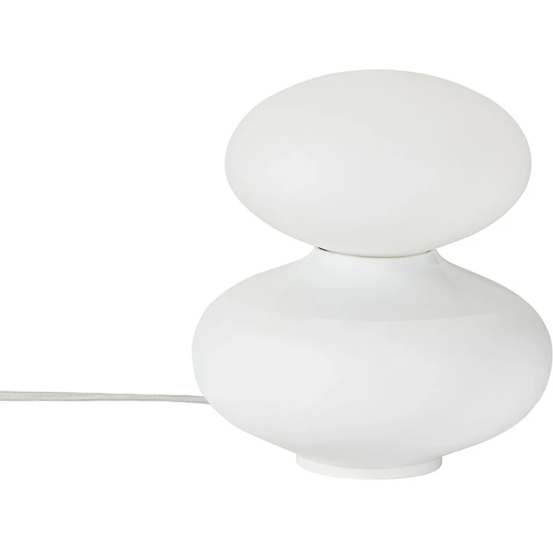 Reflection Oval Bordslampa, Vit