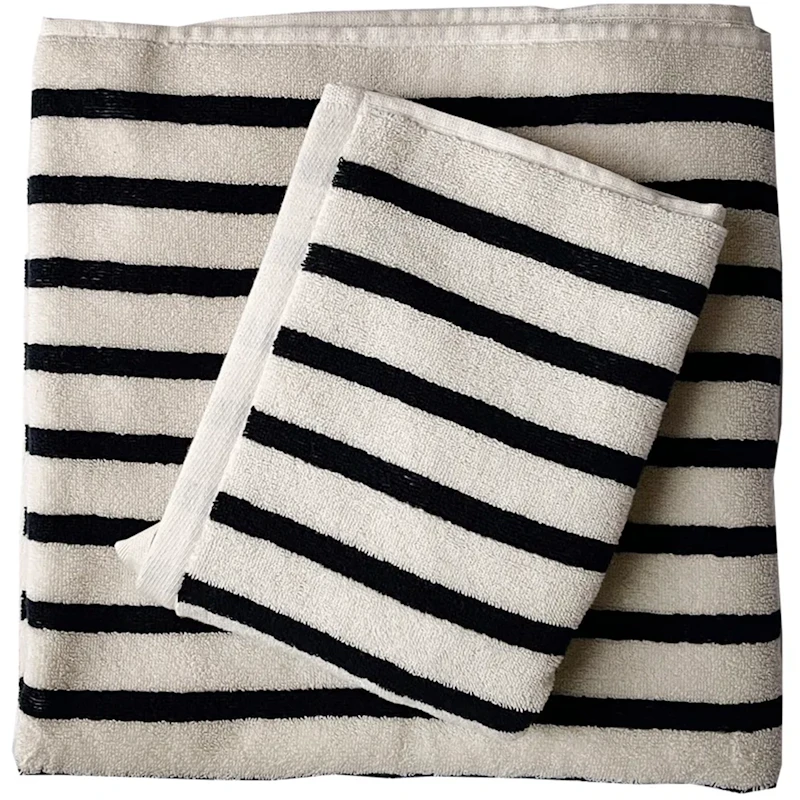 Bonnie Badhandduk 70X140 cm, Svart