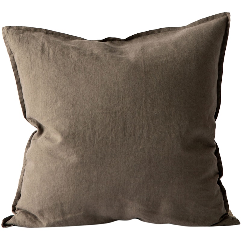 Linen Kuddfodral 50x50 cm, Taupe