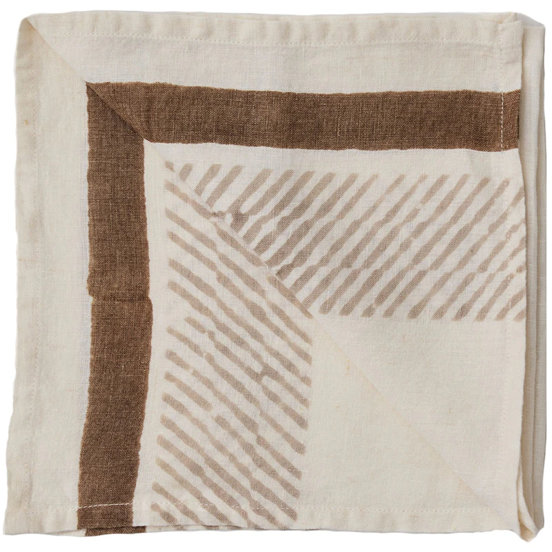 Ella Servett 50x50 cm, Brun