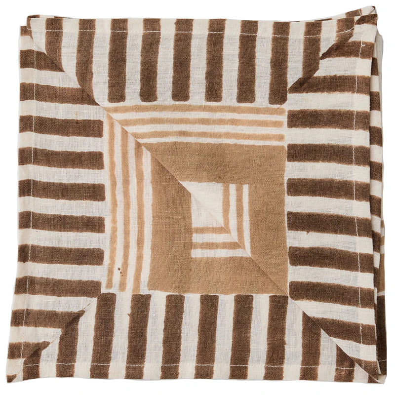 Ella Servett 50x50 cm, Hazelnut