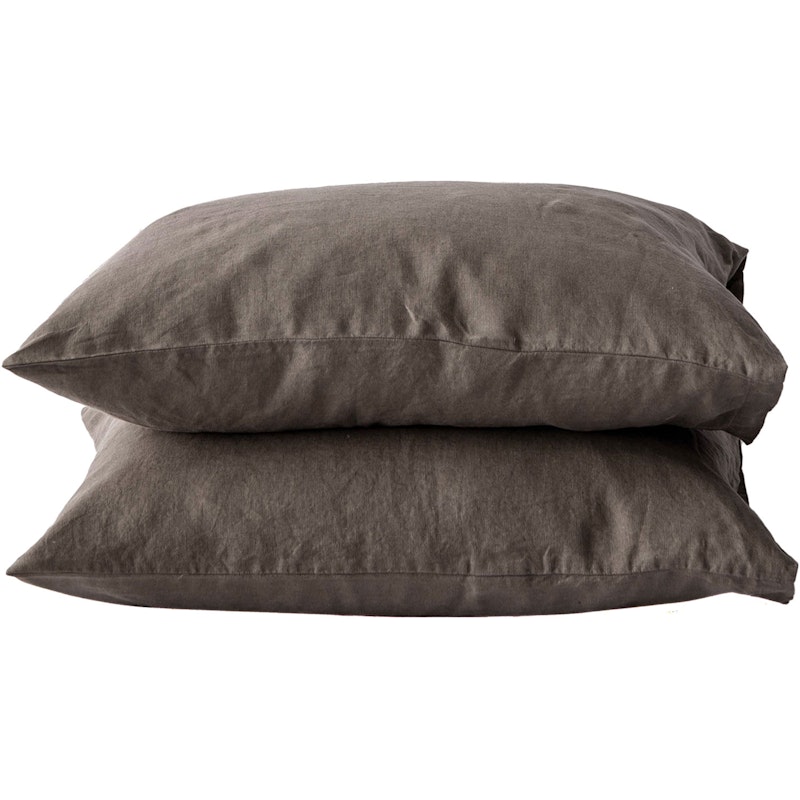 Linen Örngott 50x60 cm 2-pack, Taupe