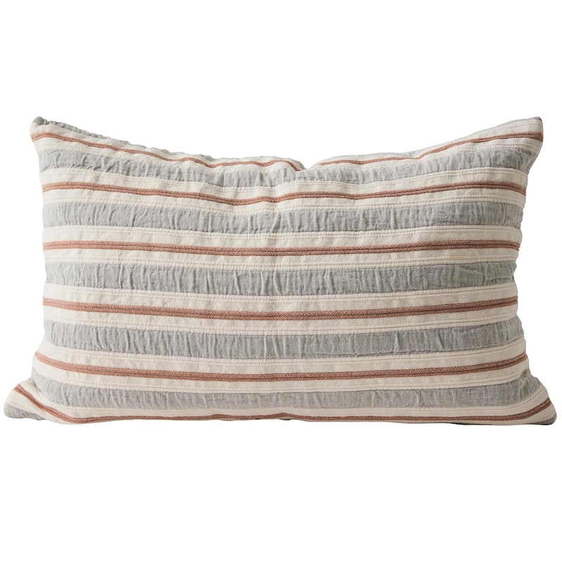 Melvin Cushion Cover 40x60 cm, Beige Stripe Kuddfodral 1d2f8720-8e00-4452-B84e-C19acdfe6c2c cm Grå, Tan