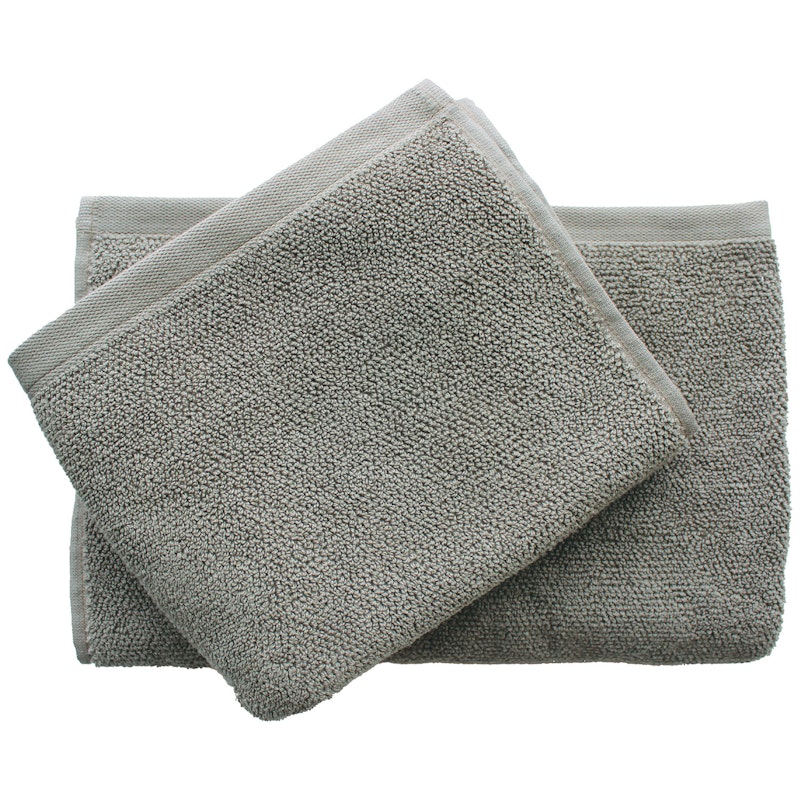 Mild Handduksset 50x80 / 70x140 cm, Clay