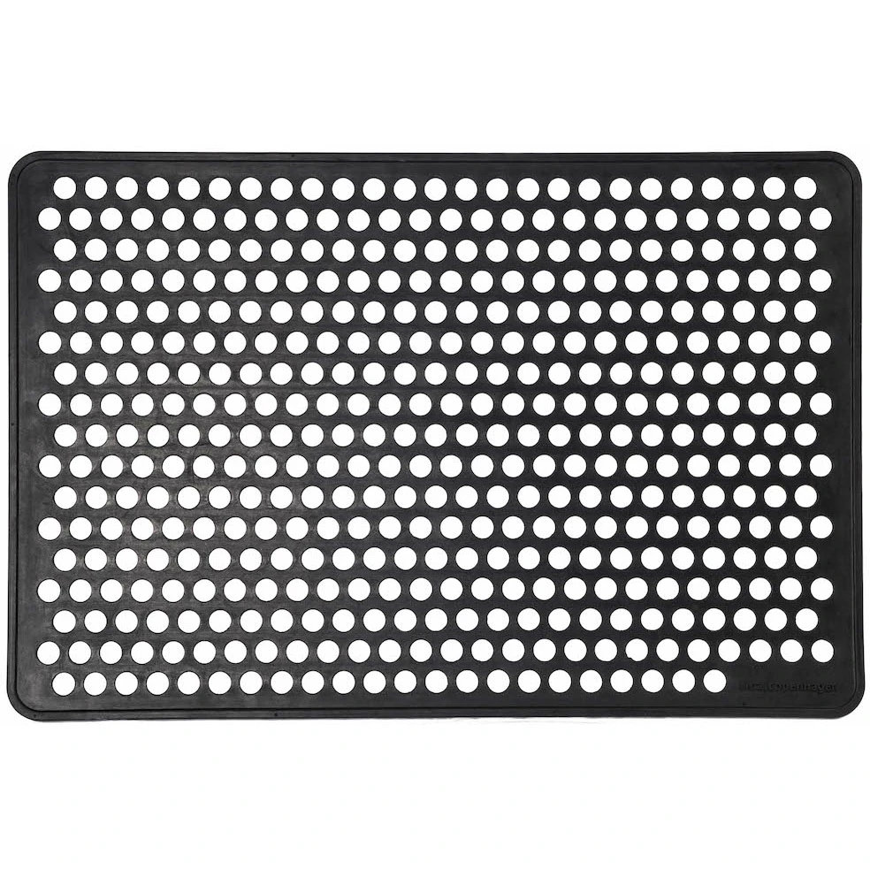 Tica Copenhagen Dot D&ouml;rrmatta 60x90 Cm Svart - D&ouml;rrmattor Gummi Svart - 00534