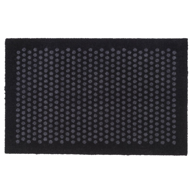Dot Dörrmatta 60x90 cm, Svart/Grå