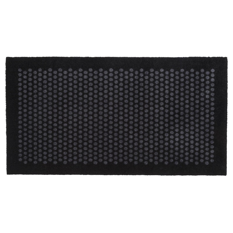 Dot Dörrmatta 67x120 cm, Svart/Grå