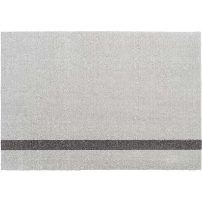 Stripes Vertikal Matta Ljusgrå / Steel Grey, 90x130 cm