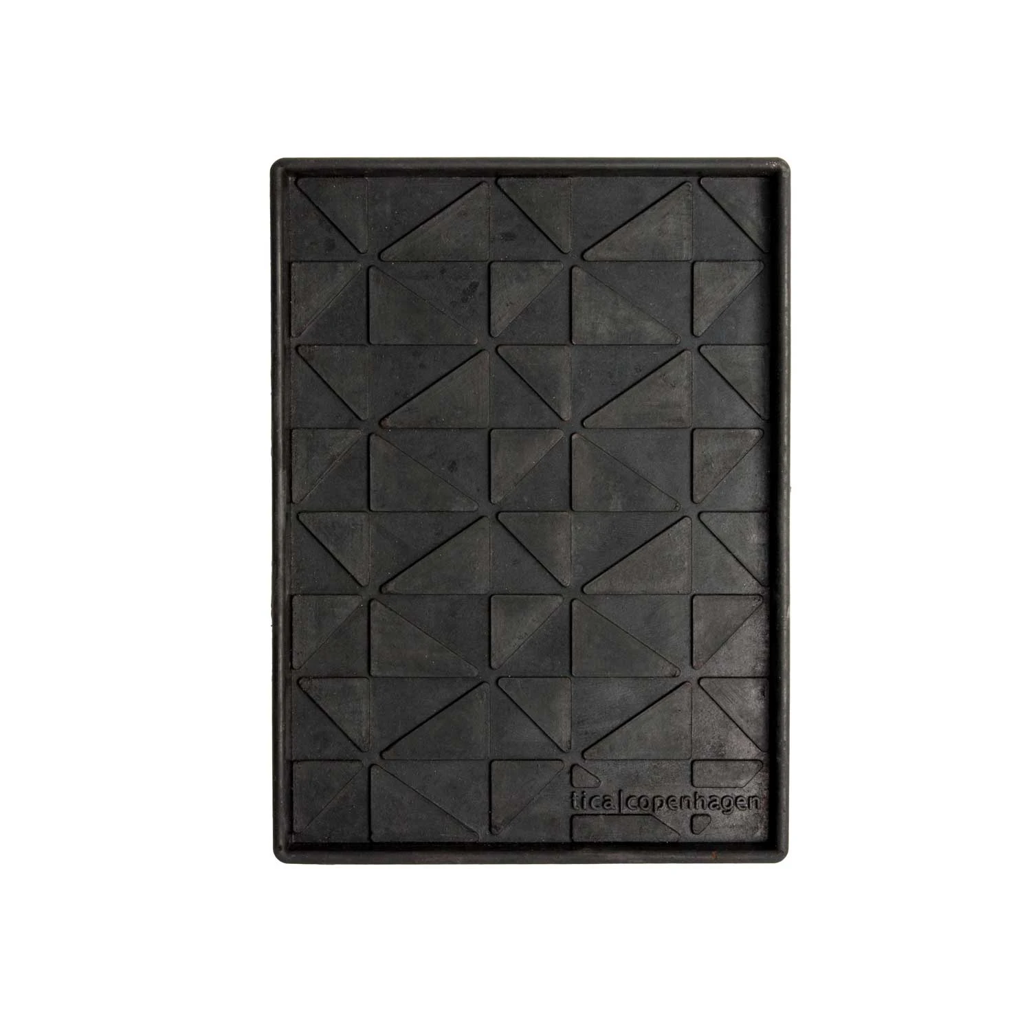 Tica Copenhagen Graphic Skomatta M Svart - D&ouml;rrmattor Gummi Svart - 00506