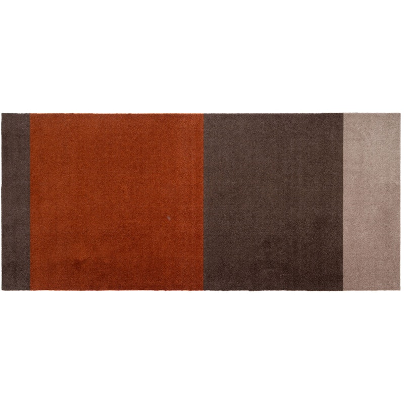 Stripes Matta Sand/Terrakotta, 90x200 cm