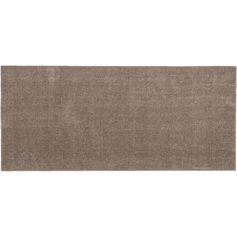 Unicolor Dörrmatta Sand / Beige, 67x150 cm