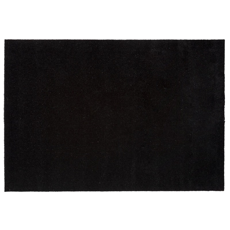 Unicolor Dörrmatta Svart, 130x90 cm