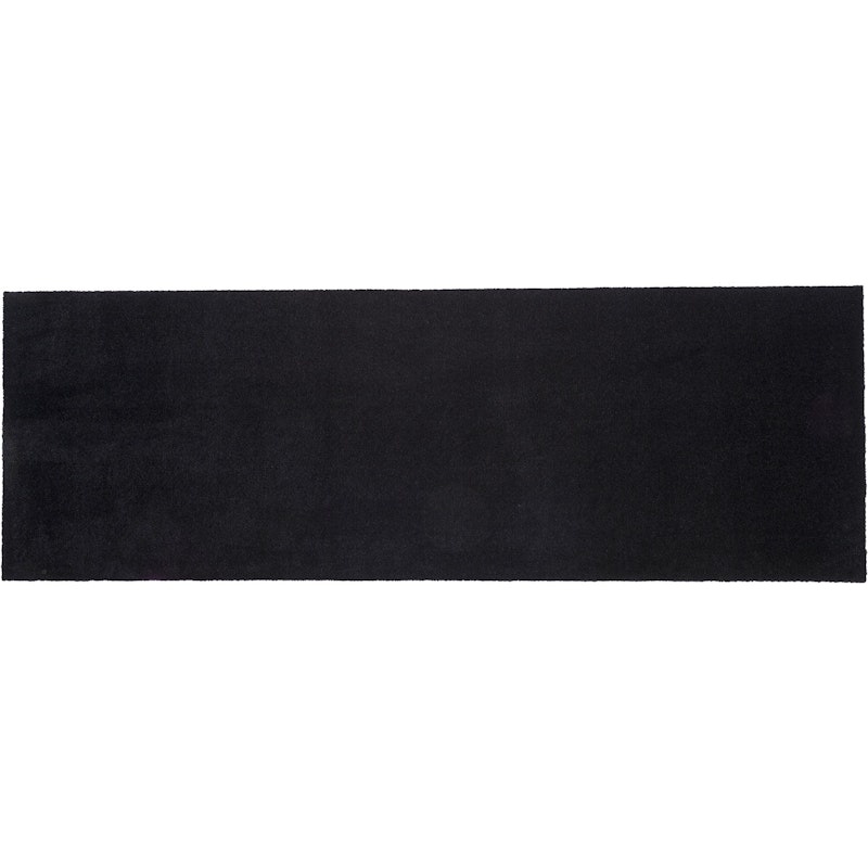 Unicolor Dörrmatta Svart, 200x90 cm