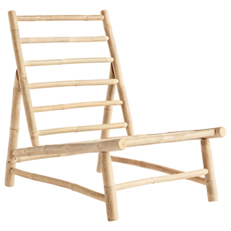 Loungefåtölj Bambu 55 cm, Natur