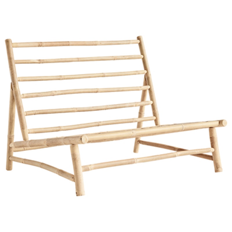 Loungefåtölj Bambu 100 cm, Natur