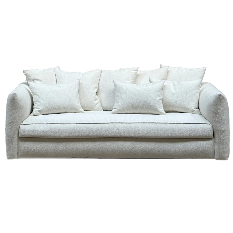 Cornell 3-Sitssoffa, Bouclé Off-white