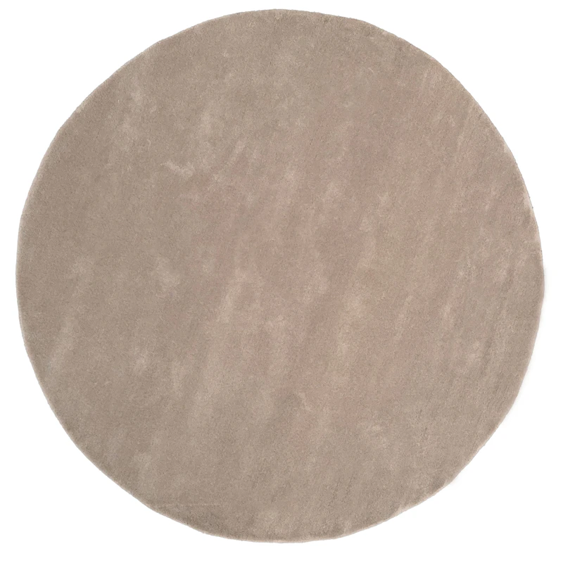 Liljehok Ullmatta Ø200 cm, Beige