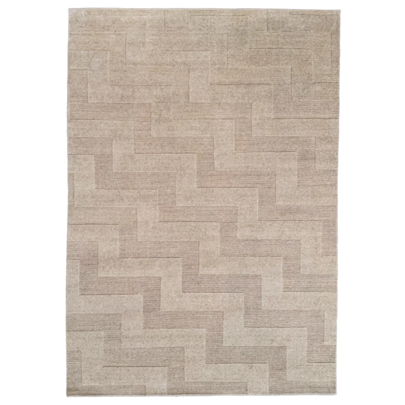 Valmont Wool Rug Beige-Melange 200x300