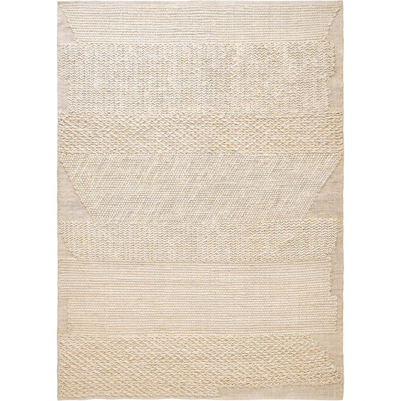 Knotty Matta 200x300 cm, Vit
