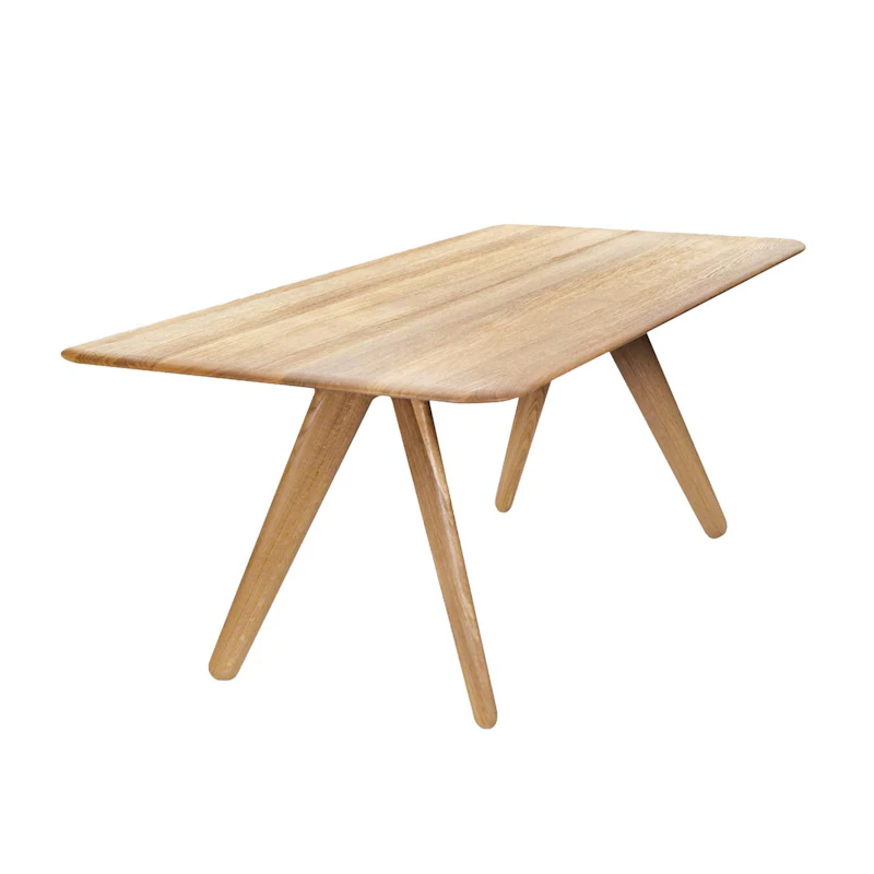 Groove Matbord 200 cm, Natur