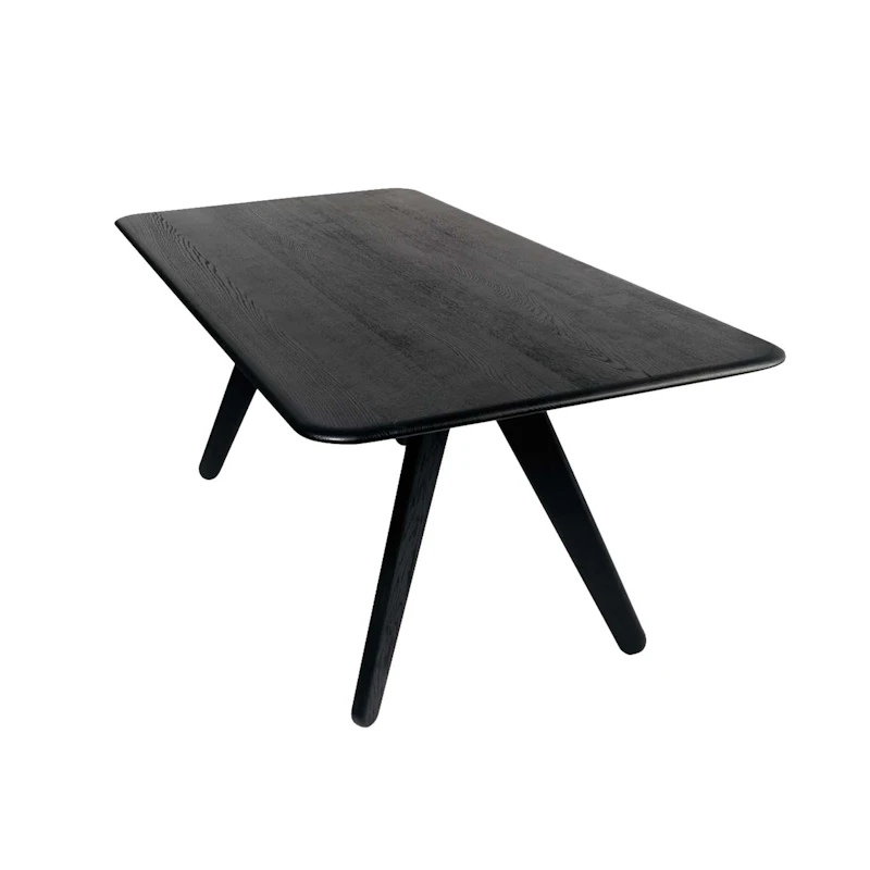 Groove Matbord 200 cm, Svart