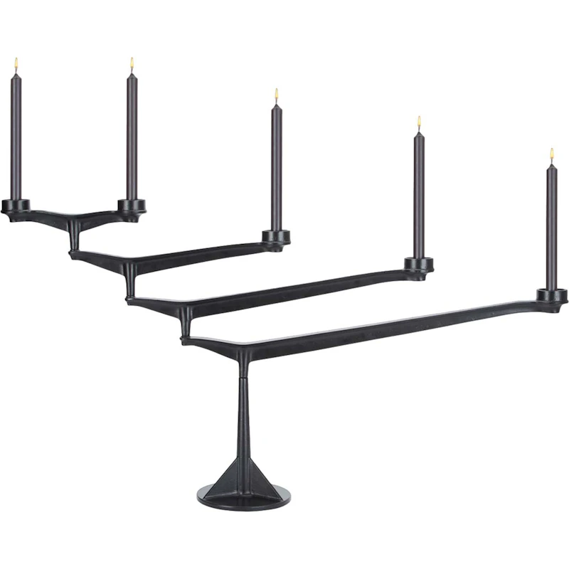 Spin Ljusstake, Svart