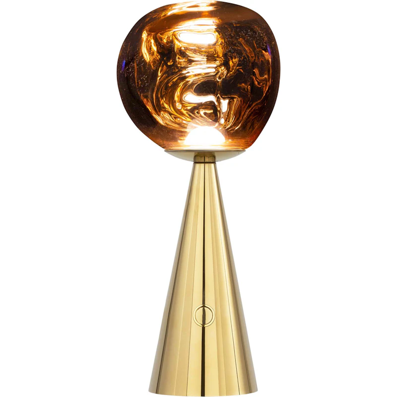 Melt Portabel Lampa, Guld