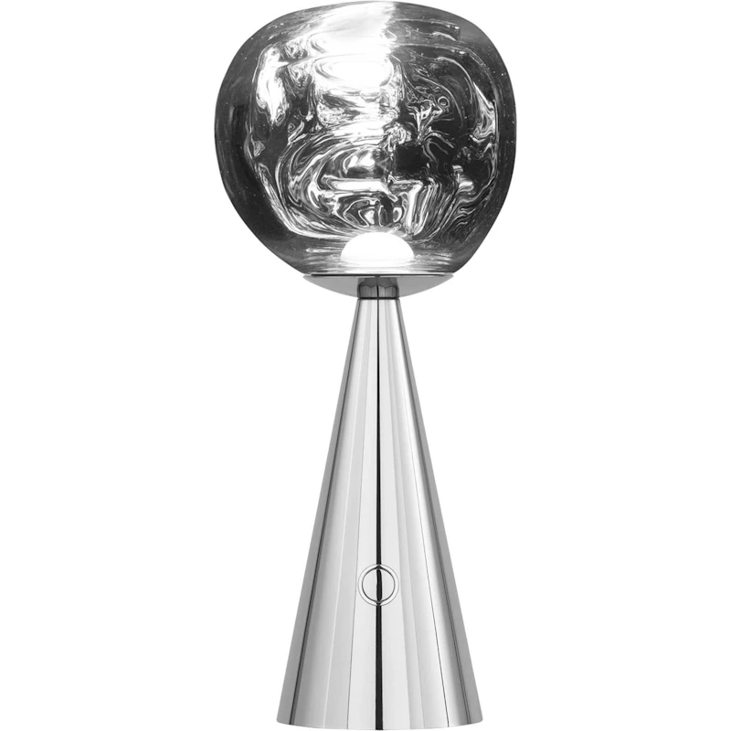 Melt Portabel Lampa, Silver