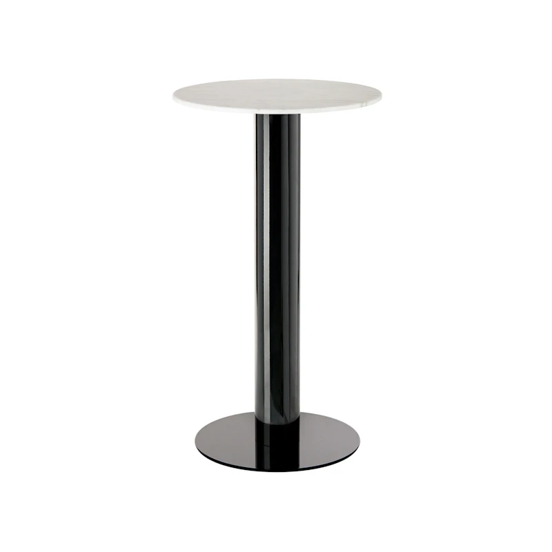 Tube Barbord Ø60 cm, Svart / Vit