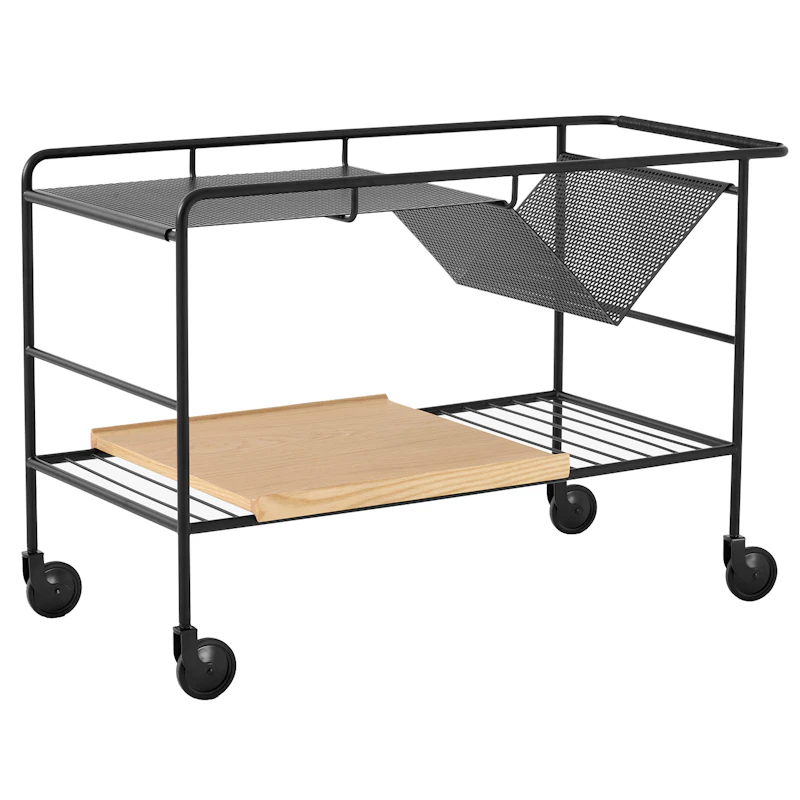 Alima NDS1 Serveringsvagn, Ek / Mattsvart