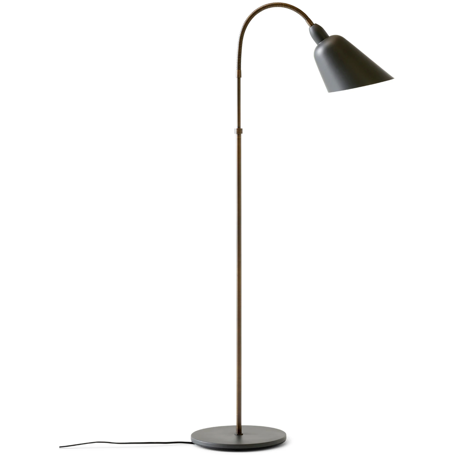 &Tradition Bellevue Aj7 Anniversary Edition Golvlampa Stone Grey/bronserad M&auml;ssing - Golvlampor Pulverlackerad Metall Stone Grey - 133131A146
