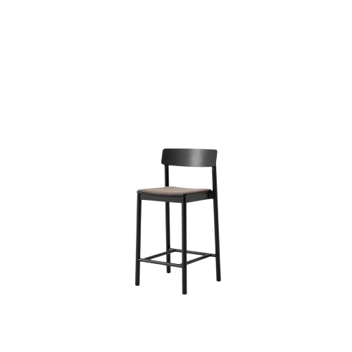 &Tradition Betty Tk14 Counterstol Svartlackerad Ask/fuse - Barstolar Skum Svartbetsad Ask - 146195A235A190