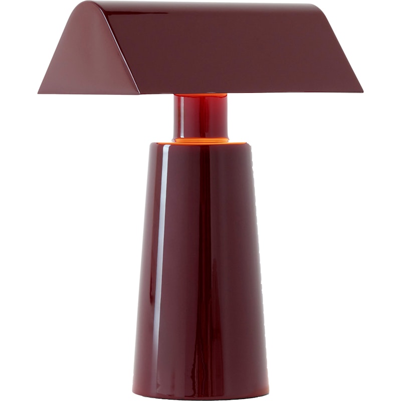 Caret MF1 Bordslampa Portabel, Dark Burgundy