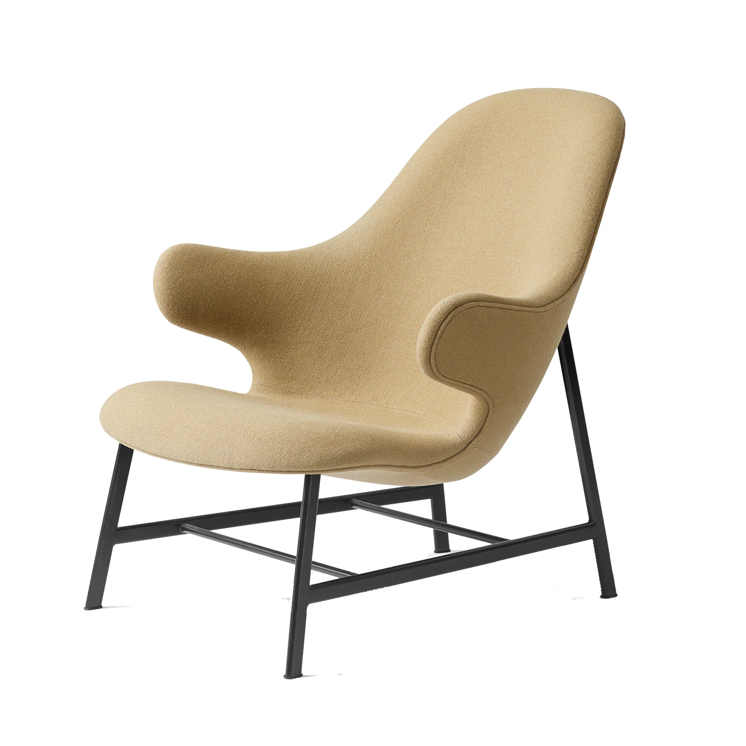 &Tradition Catch Jh13 F&aring;t&ouml;lj Svart Underrede / Hallingdal 65/224 - F&aring;t&ouml;ljer Textil Beige - 134290A235A016