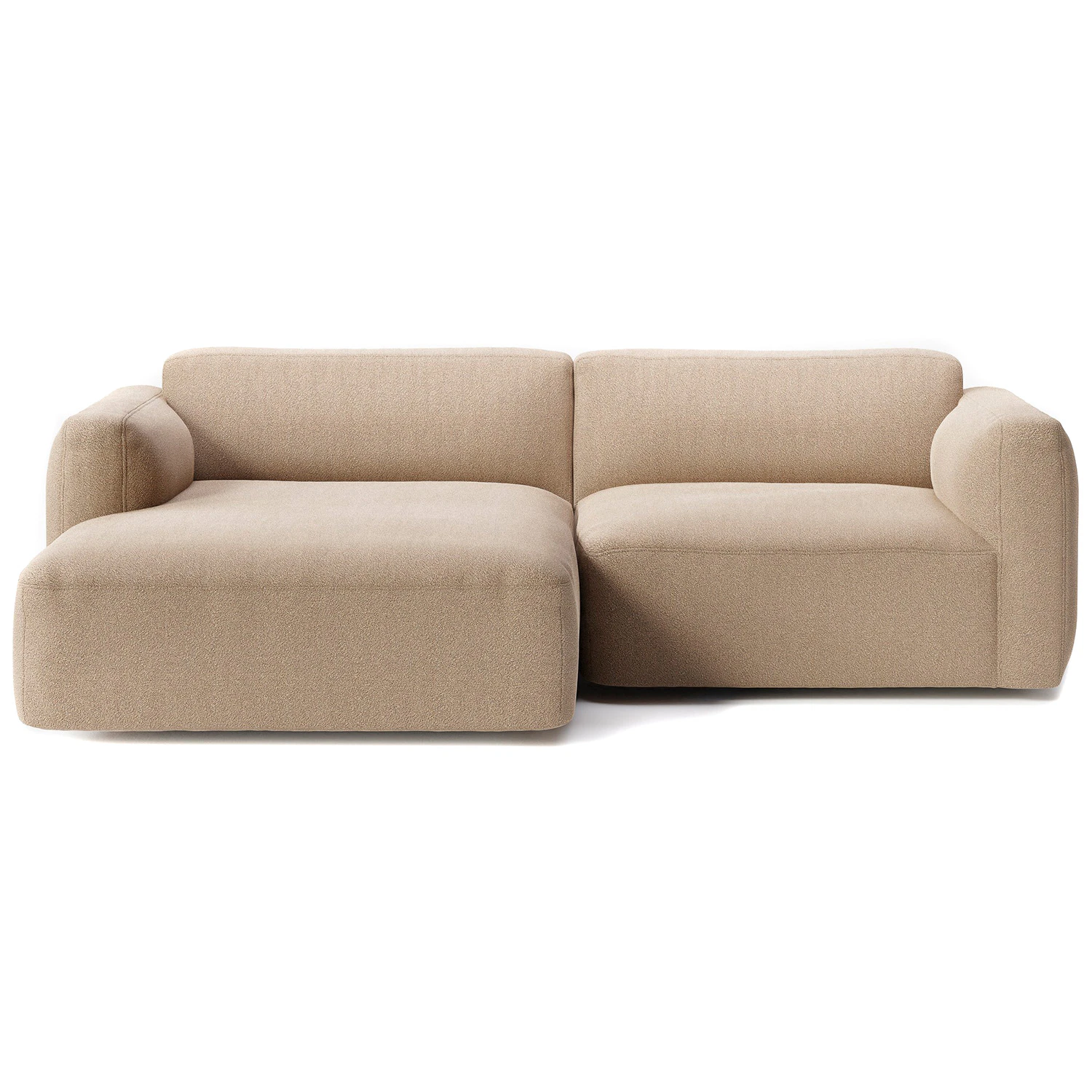 &Tradition Develius Mellow Ev8 2-sitssoffa Konfiguration C Karakorum 003 - H&ouml;rnsoffor & Divansoffor Boucl&eacute; Beige - 140255A235A020A399