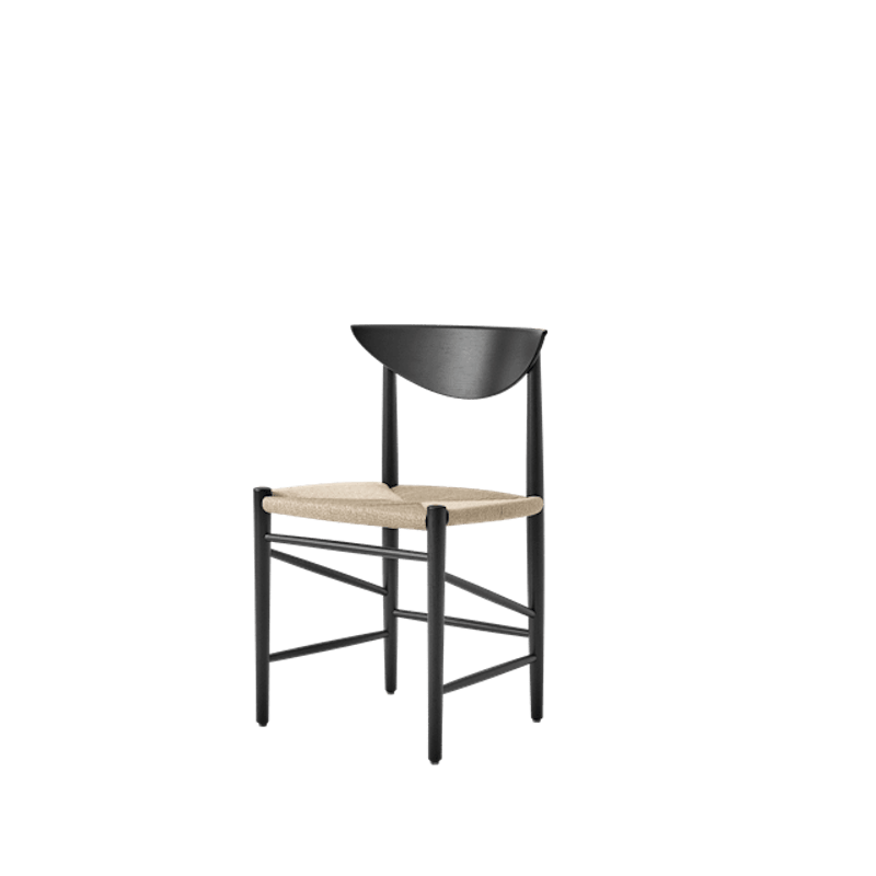 Drawn HM3 Matstol Svart Ek