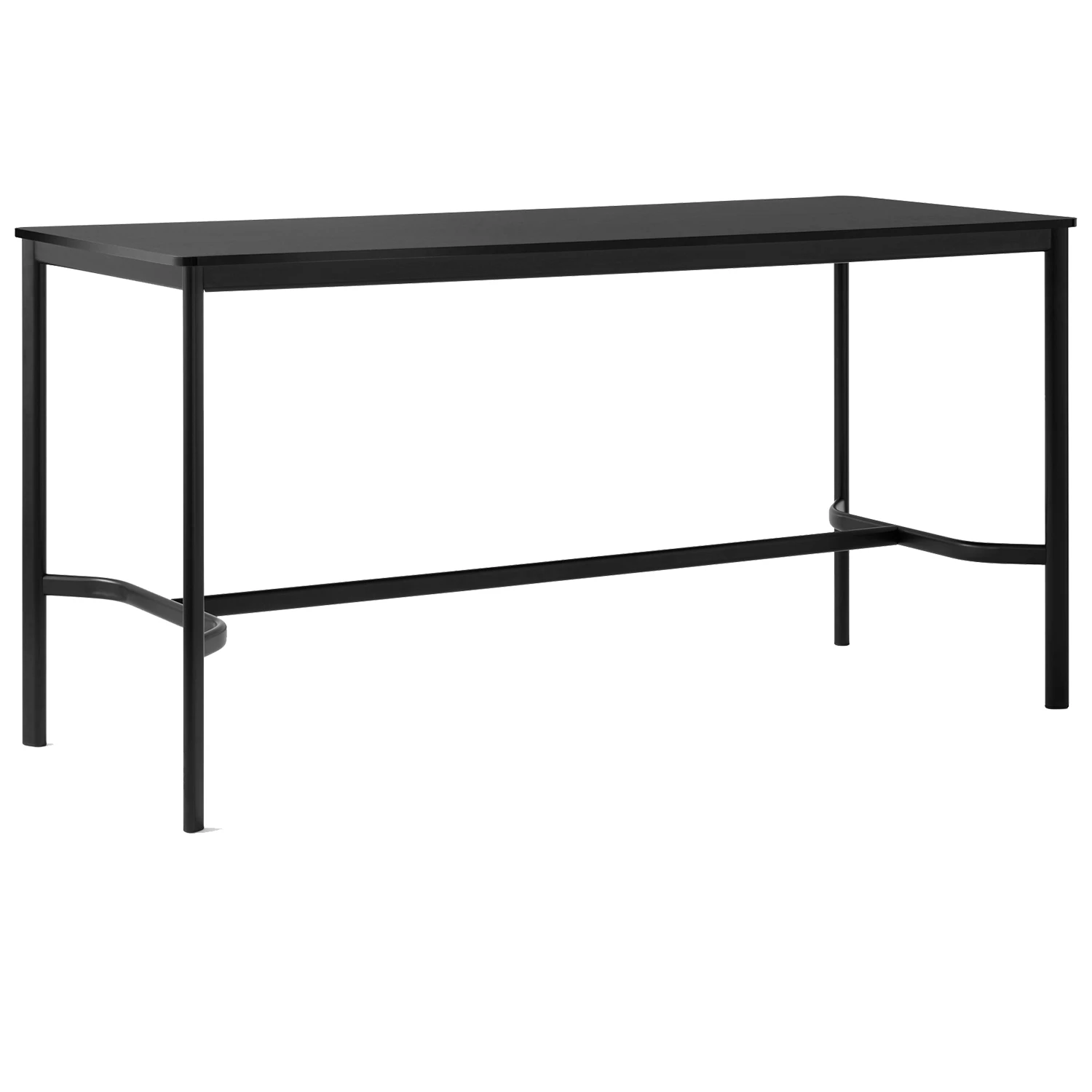 &Tradition Drip Hw62 Barbord 80x190x95 Cm Svart / Svart - Matbord & Barbord Laminat Svart - 132315A382A066