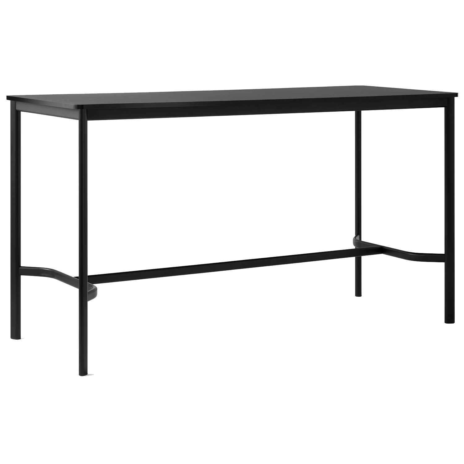 &Tradition Drip Hw64 Barbord 80x190x105 Cm Svart / Svart - Matbord & Barbord Laminat Svart - 132327A382A066