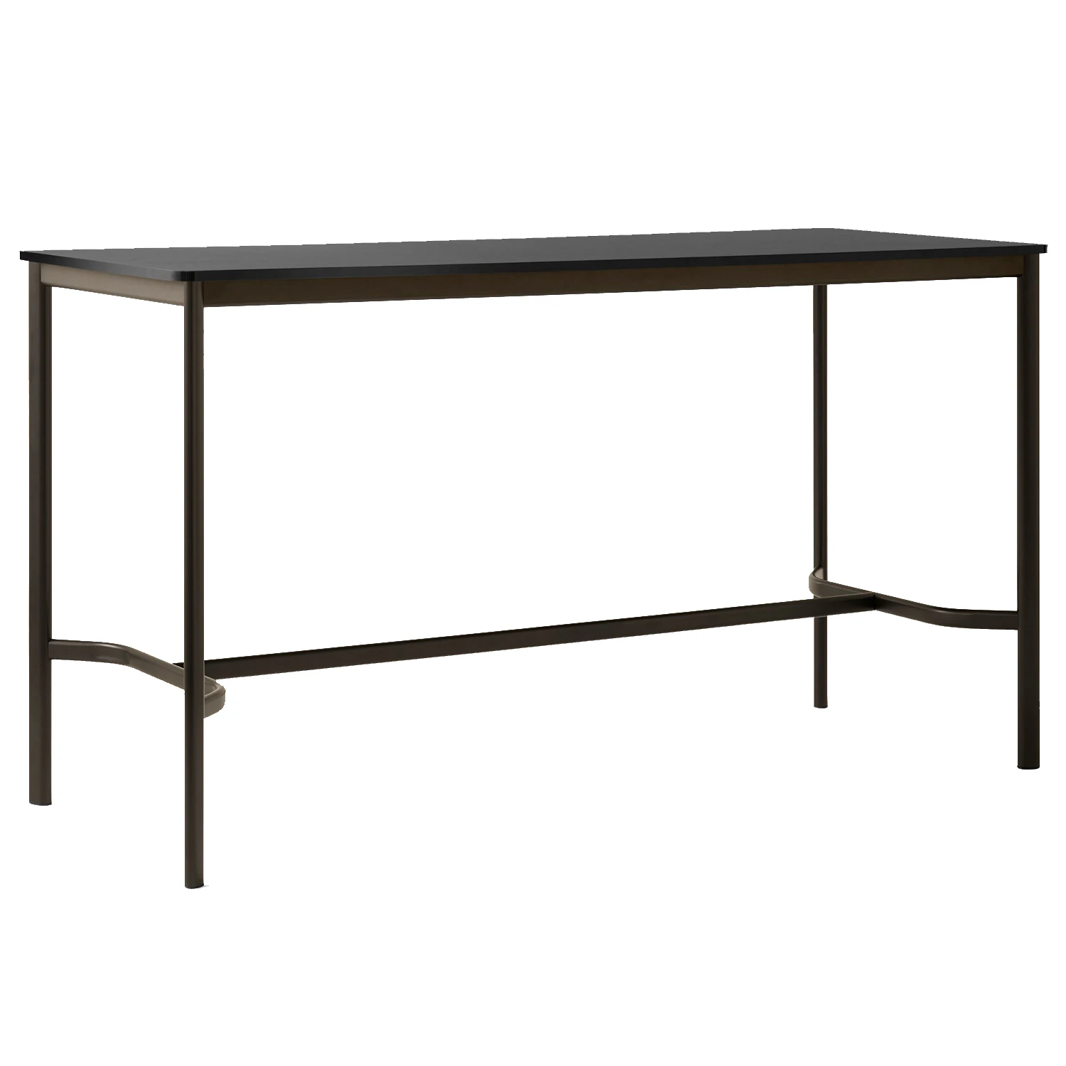 &Tradition Drip Hw64 Barbord 80x190x105 Cm Svart / Brons - Matbord & Barbord Laminat Svart - 132328A382A066