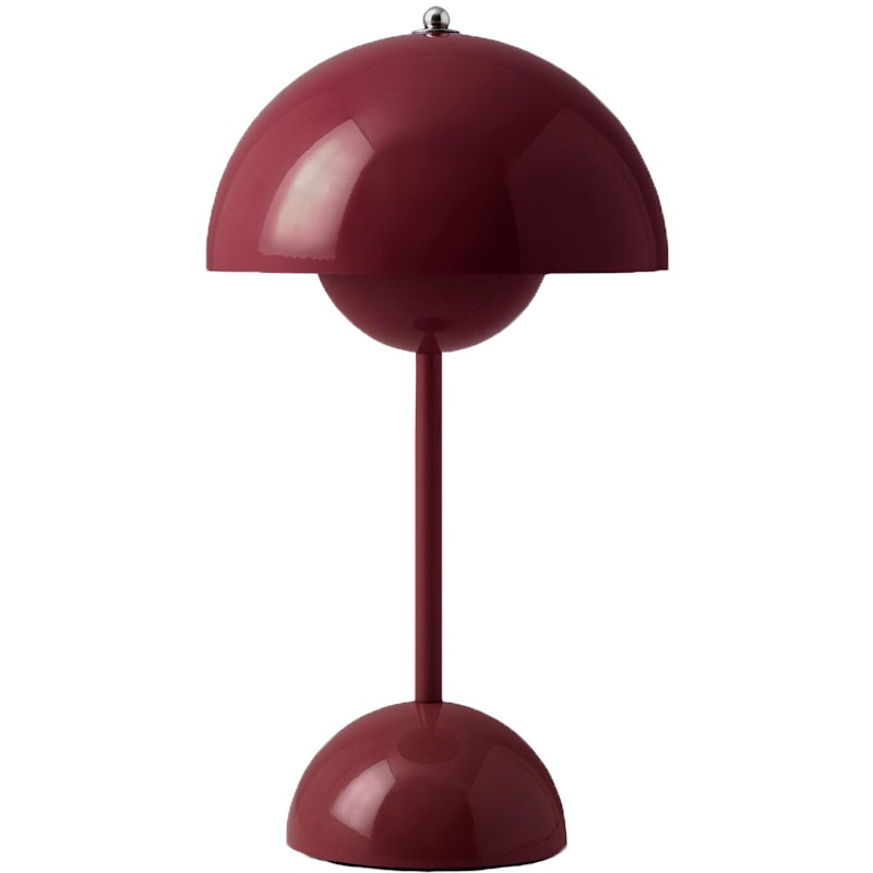 Flowerpot VP9 Bordslampa Portabel, Dark Plum