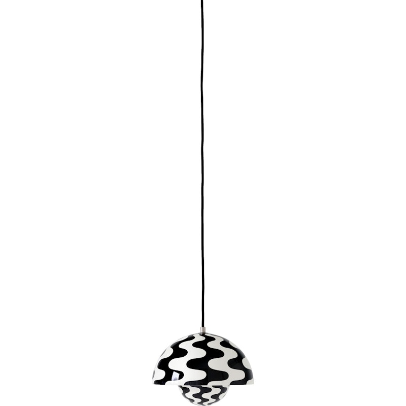 Flowerpot VP1 Pendel, Black/White