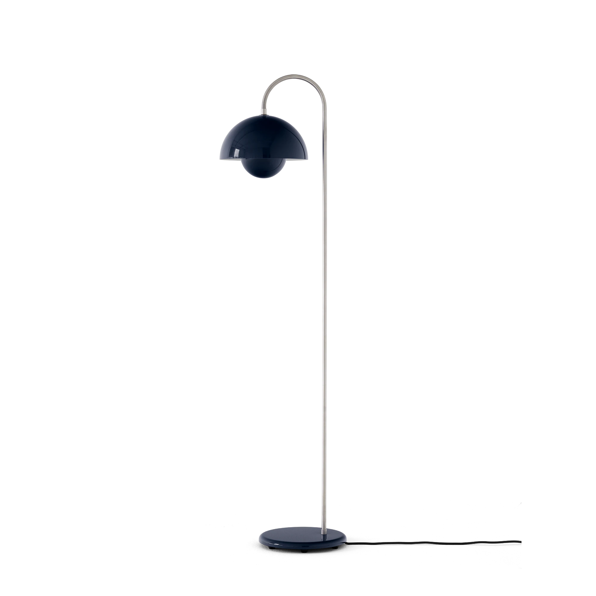 &Tradition Flowerpot Vp12 Golvlampa Steel Blue - Golvlampor St&aring;l St&aring;lbl&aring; - 136978A568