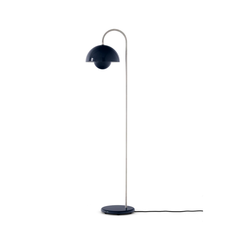 Flowerpot VP12 Golvlampa, Steel Blue