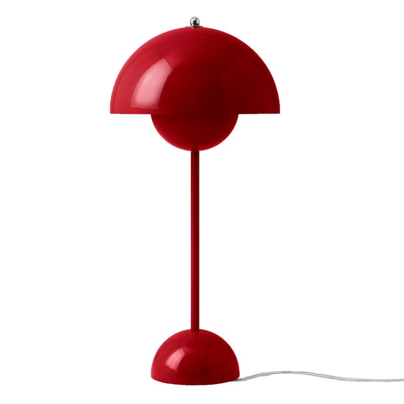 Flowerpot VP3 Bordslampa, Vermilion Red