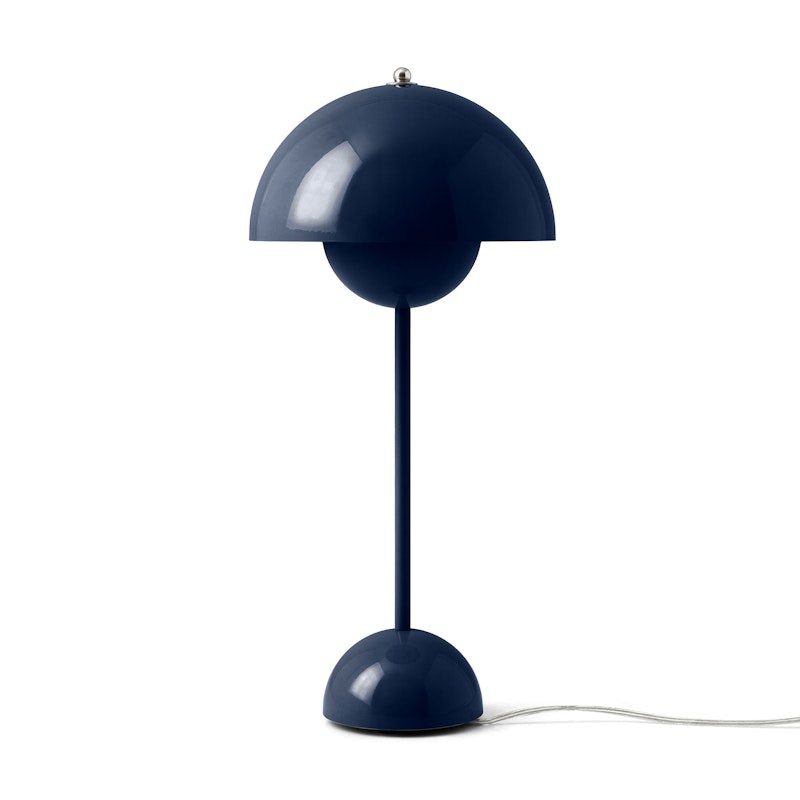 Flowerpot VP3 Bordslampa, Steel Blue