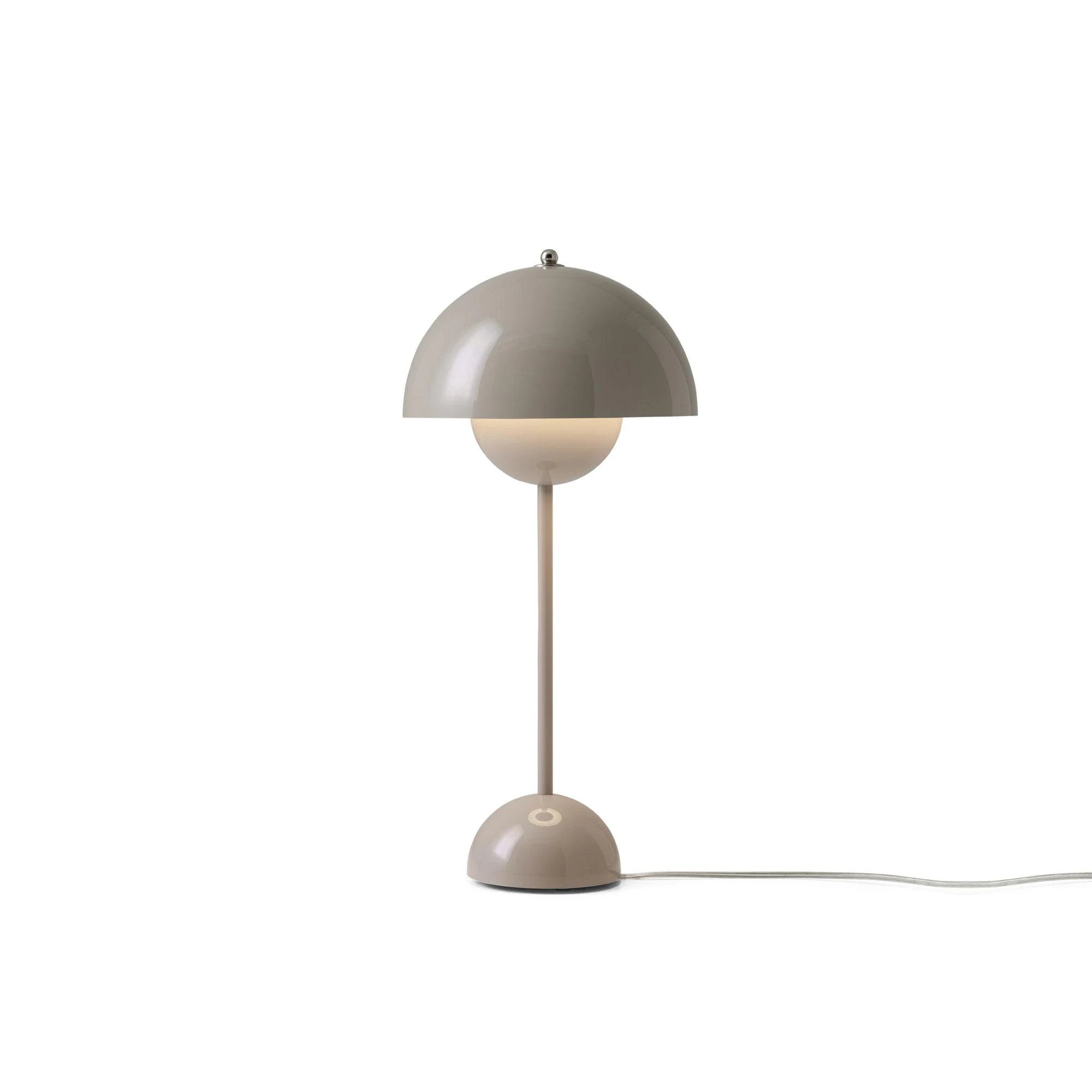 &Tradition Flowerpot Vp3 Bordslampa Gjord Av Pvc Gjord Av Lackad Metall Grey Beige - Bordslampor St&aring;l Gr&aring;beige - 133084A209